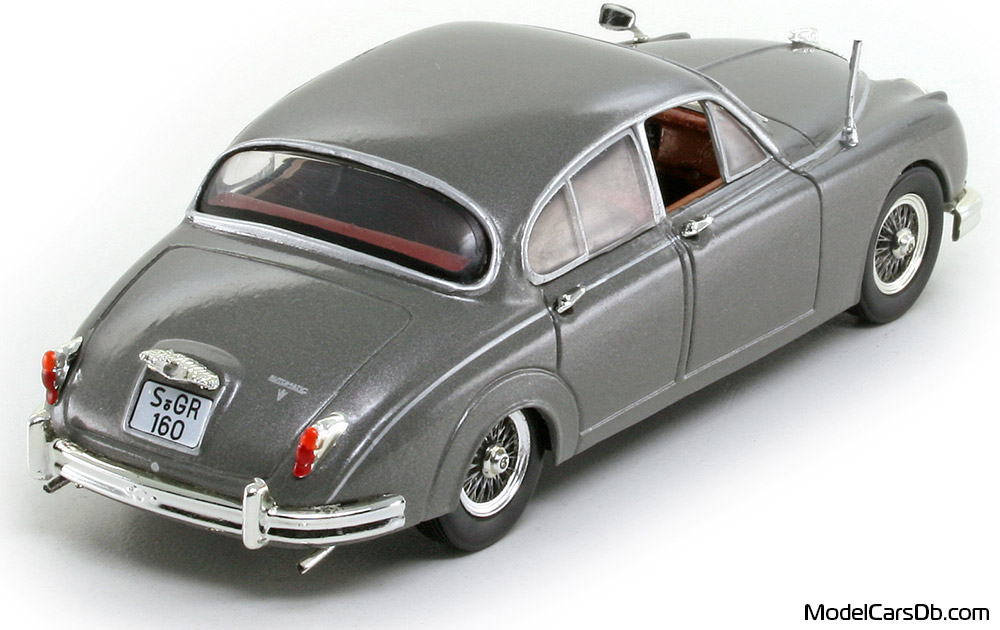 1960 - Jaguar Mark II Vitesse 1/43 (Grey) Rear right side