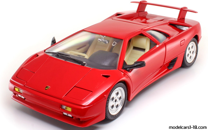 1989 - Lamborghini Diablo Mira 1/18 (Red) Front left side