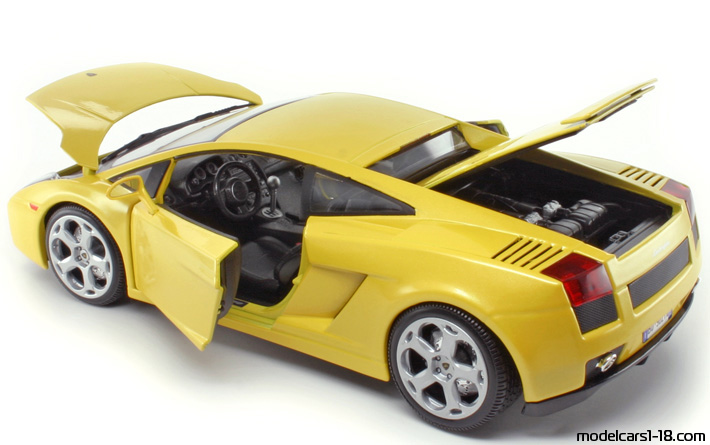 2001 - Lamborghini Gallardo Bburago 1/18 (Yellow) Opening parts