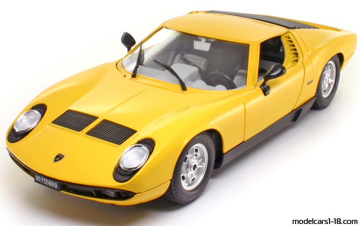 1968 - Lamborghini Miura P400 S Bburago 1/18 - Vorne linke Seite