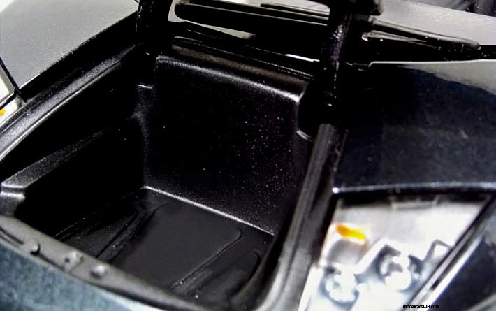 2001 - Lamborghini Murcielago Roadster Bburago 1/18 (Blau) Kofferraum / Klappbare Scheinwerfer