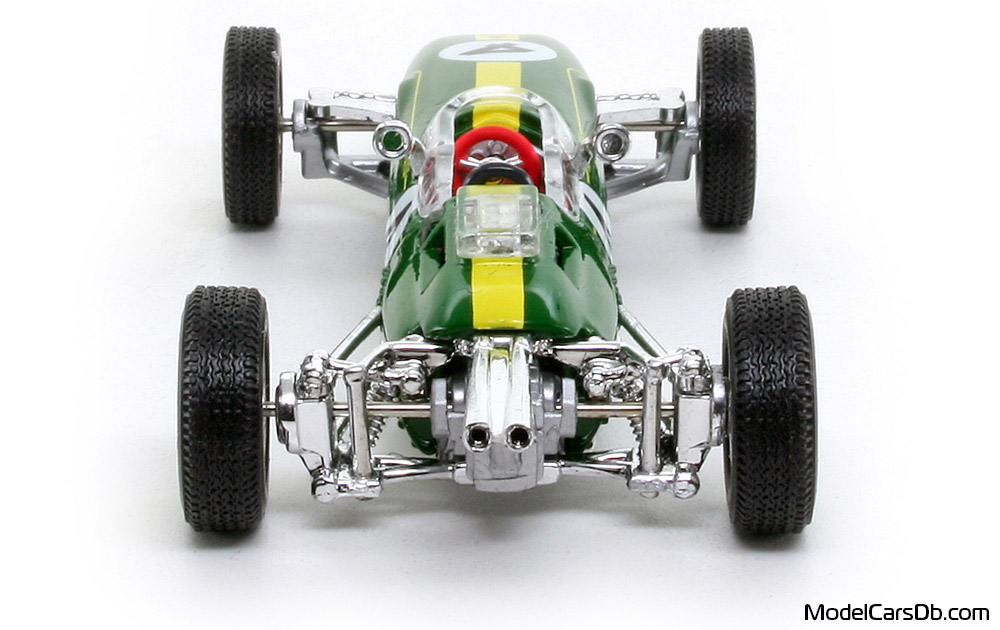1962 - Lotus 25 RBA Collectibles 1/43 (Green / Yellow) Rear end