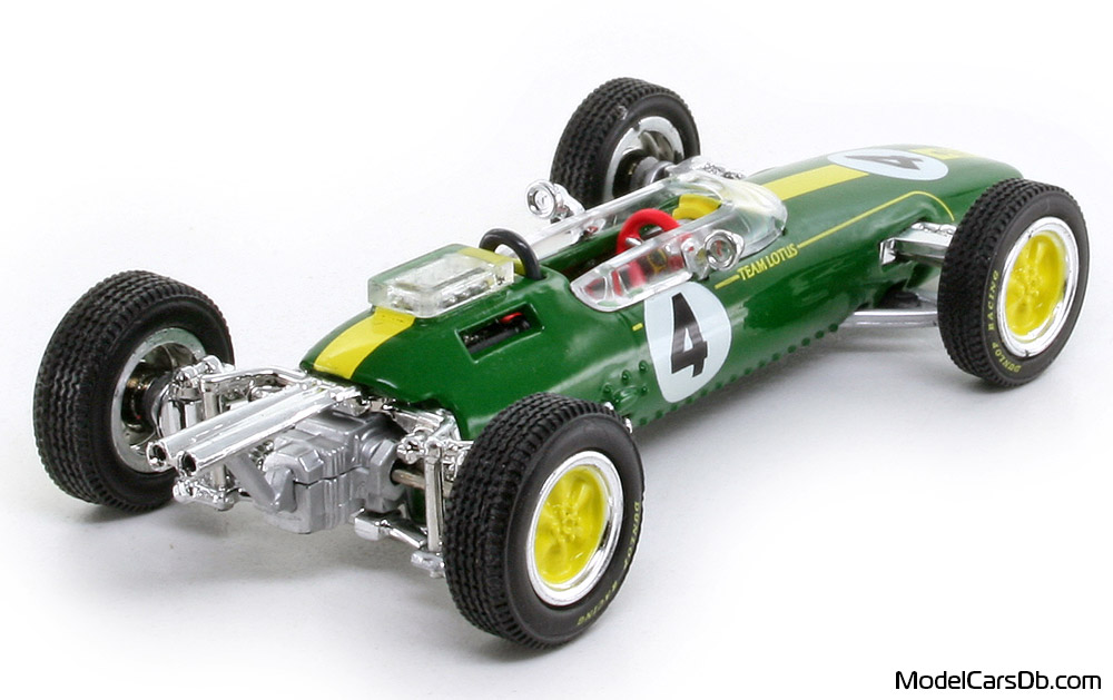 1962 - Lotus 25 RBA Collectibles 1/43 (Green / Yellow) Rear right side