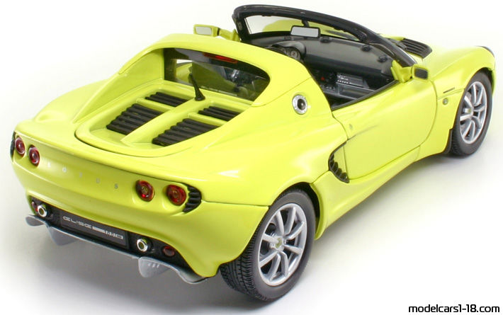 2003 - Lotus Elise 111S Welly 1/18 (Gelb) Hinten rechte seite