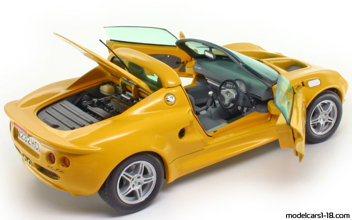 1996 - Lotus Elise Chrono 1/18 (Gelb) Zu öffnende Teile