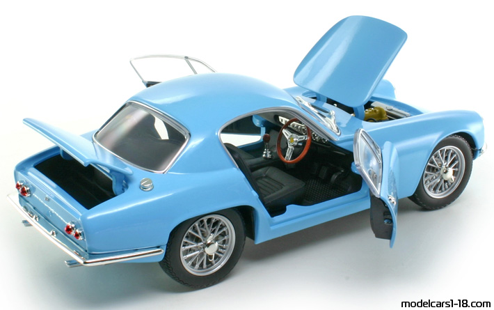 1960 - Lotus Elite Yat Ming 1/18 (Blau) Zu öffnende Teile