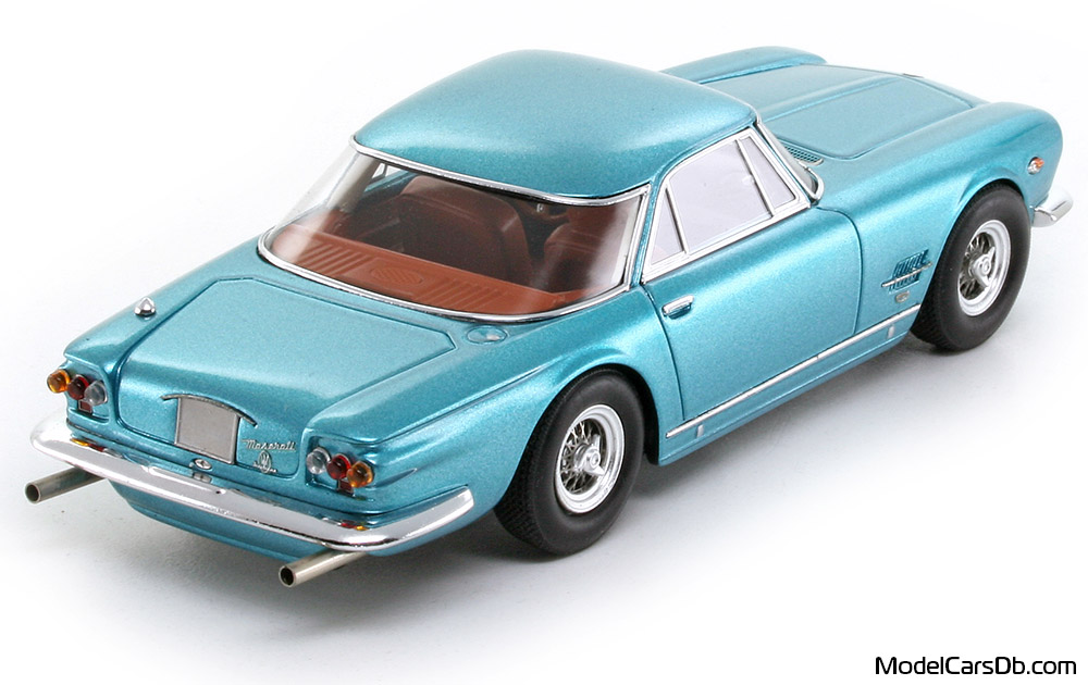 1960 - Maserati 5000 GT Minichamps 1/43 (Blau) Hinten rechte seite