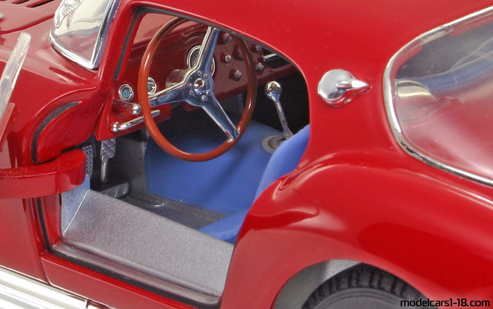 1954 - Maserati A6GCS Berlinetta Ricko 1/18 (Red) Interior dashboard