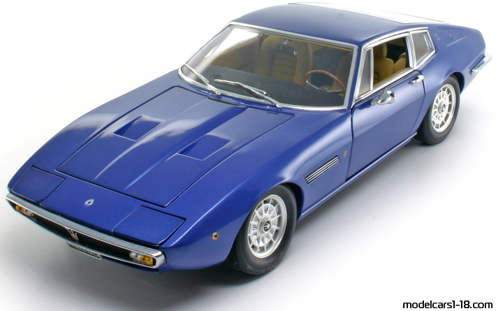 1969 - Maserati Ghibli Minichamps 1/18 - Передняя левая сторона