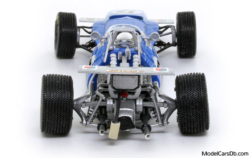 1969 - Matra Cosworth MS80 Quartzo 1/43 (Blau / Silber) Heck
