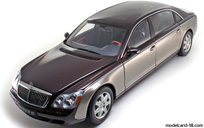 2002 - Maybach 62 AutoArt 1/18 - Передняя левая сторона