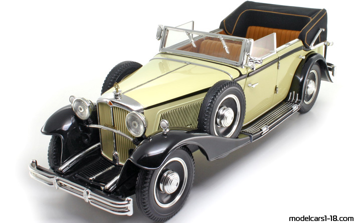 1932 - Maybach DS8 Zeppelin Anson 1/18 - Передняя левая сторона