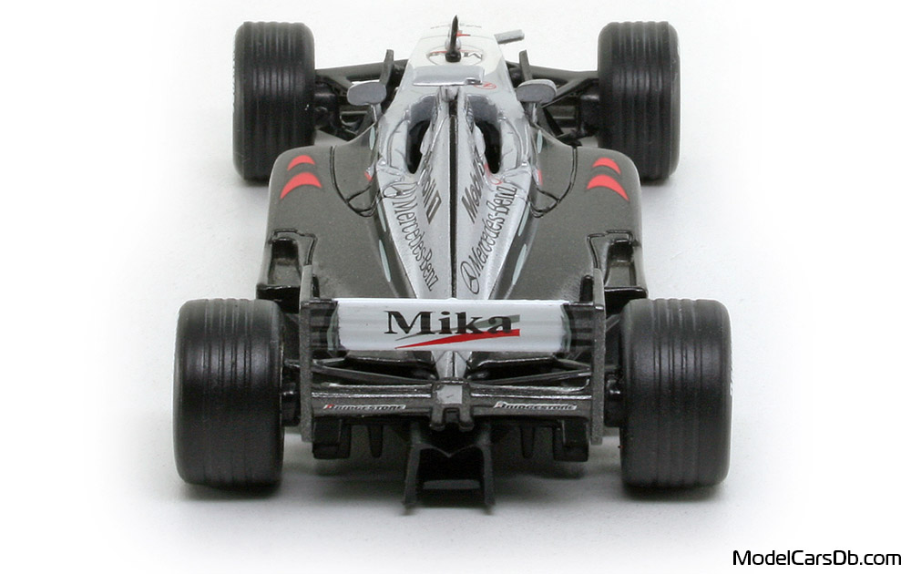 1999 - McLaren Mercedes MP4-14 RBA Collectibles 1/43 (Silver / Black) Rear end