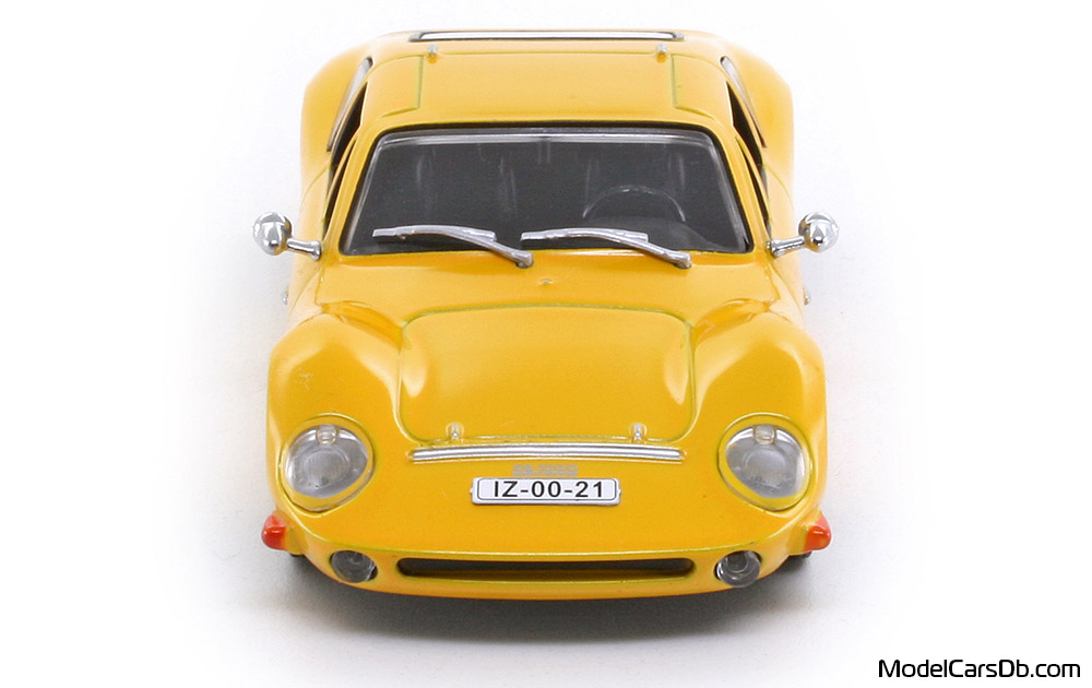 1973 - Melkus RS 1000 DeAgostini 1/43 (Yellow) Front end