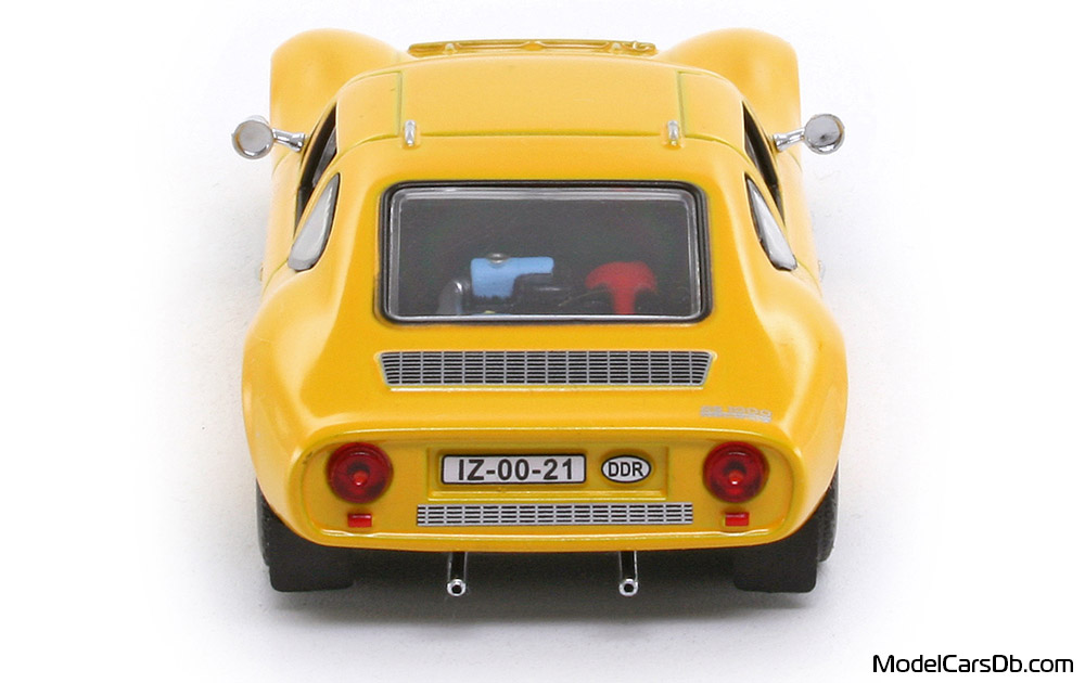 1973 - Melkus RS 1000 DeAgostini 1/43 (Yellow) Rear end