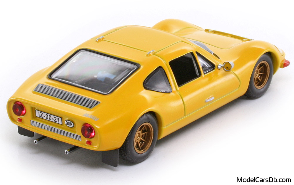 1973 - Melkus RS 1000 DeAgostini 1/43 (Yellow) Rear right side