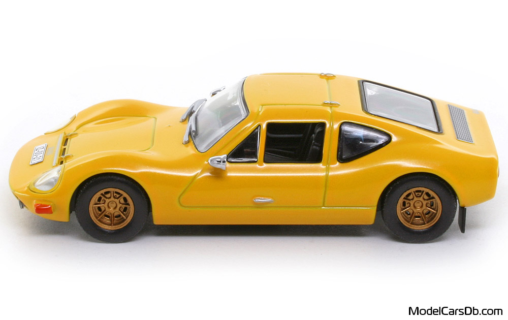 1973 - Melkus RS 1000 DeAgostini 1/43 (Yellow) Side