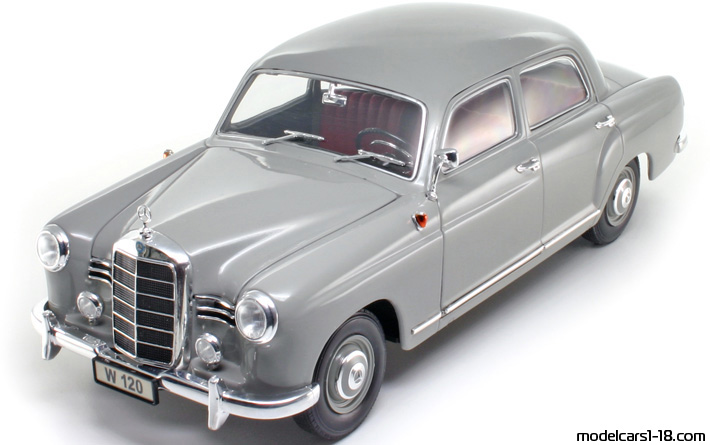 1953 - Mercedes 180 (W120) Revell 1/18 - Vorne linke Seite