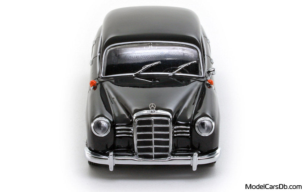 1955 - Mercedes 180 (W120) Minichamps 1/43 (Черен) Предница