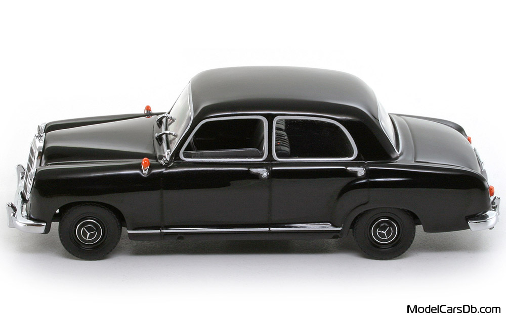 1955 - Mercedes 180 (W120) Minichamps 1/43 (Черен) Страна