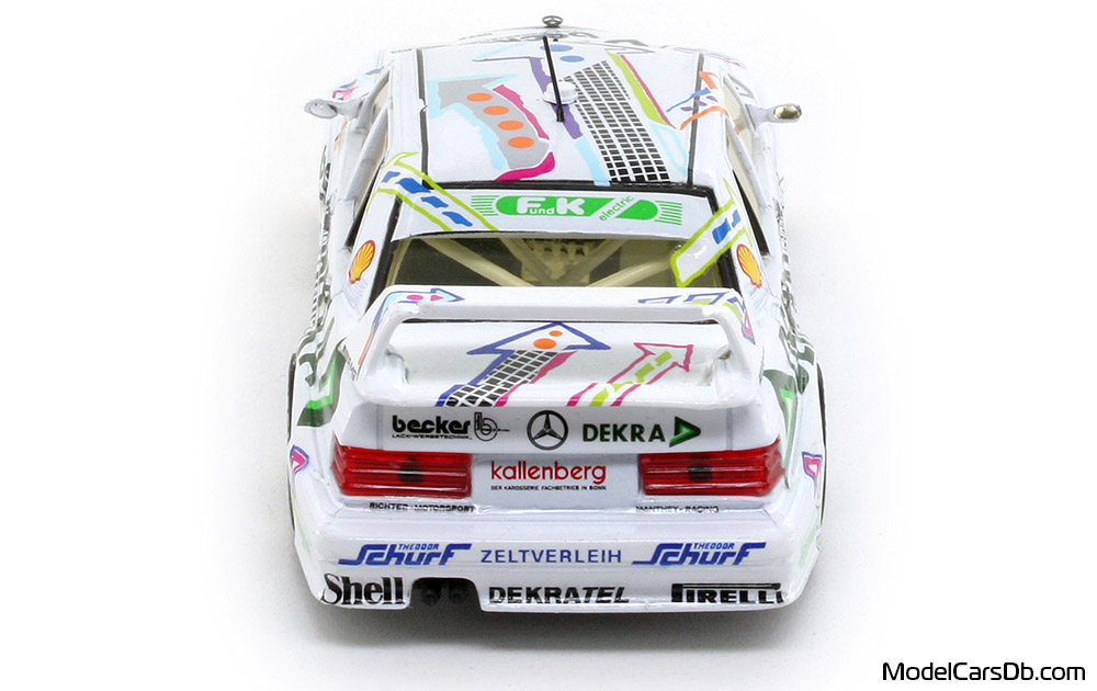 1993 - Mercedes 190 E 2.5-16V Evo 2 DTM (W201) Minichamps 1/43 (White) Rear end