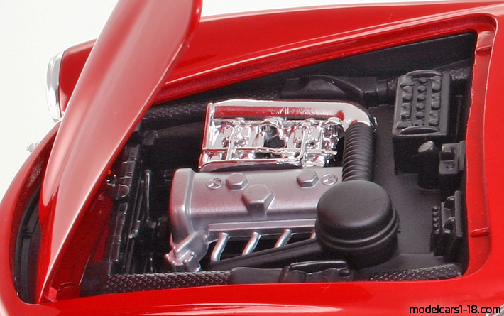 1955 - Mercedes 190 SL (R121) Welly 1/18 (Rot) Motor