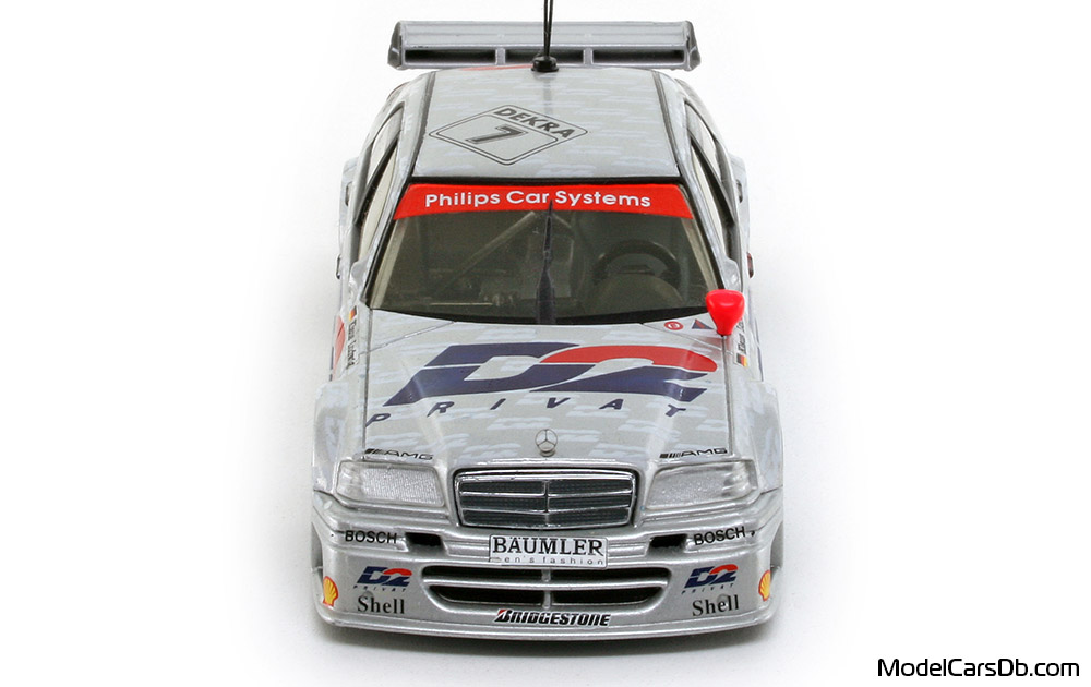 1994 - Mercedes C 180 DTM (W202) Minichamps 1/43 (Silver) Front end