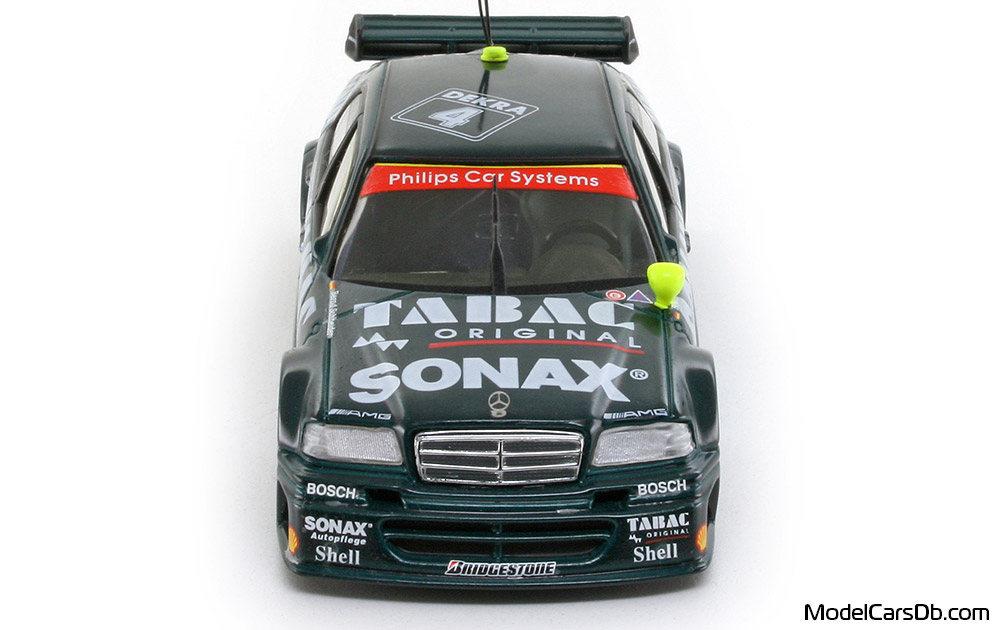 1994 - Mercedes C 180 DTM (W202) Minichamps 1/43 (Green) Front end