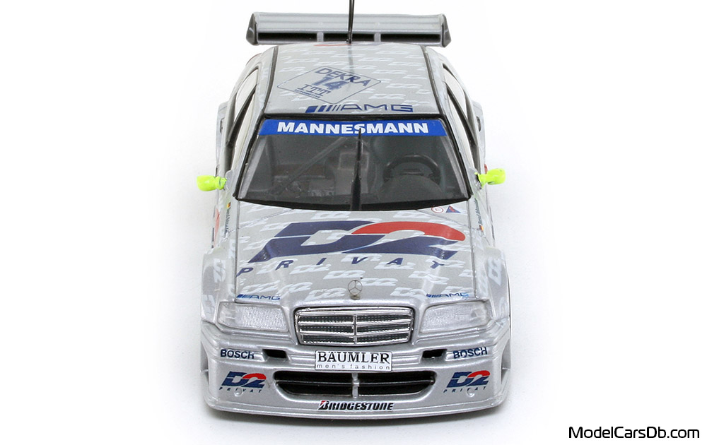 1995 - Mercedes C 180 DTM (W202) Minichamps 1/43 (Silver) Front end