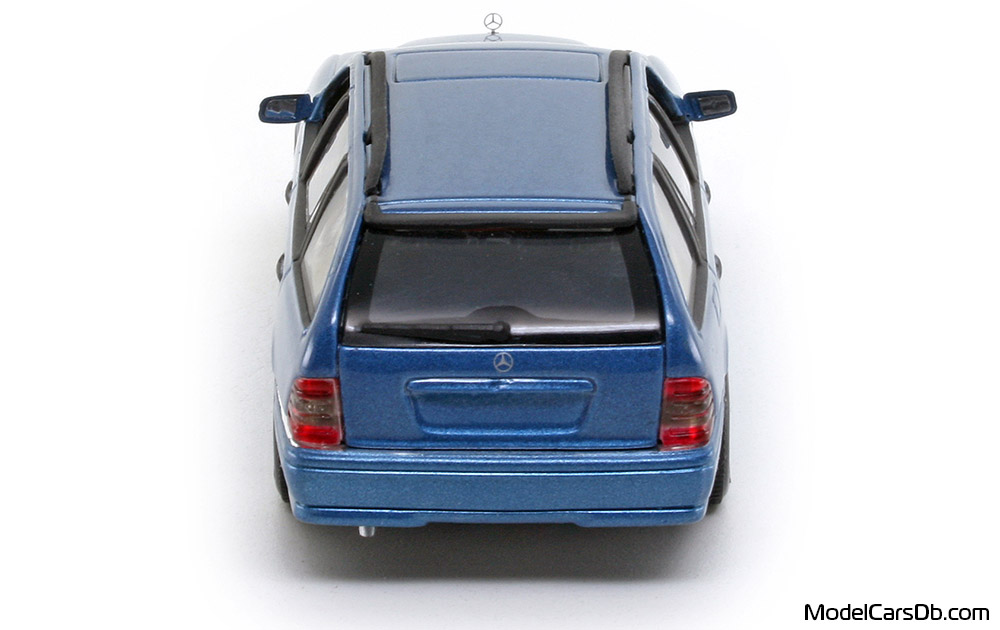 1997 - Mercedes C 200 (S202) Minichamps 1/43 (Blue) Rear end