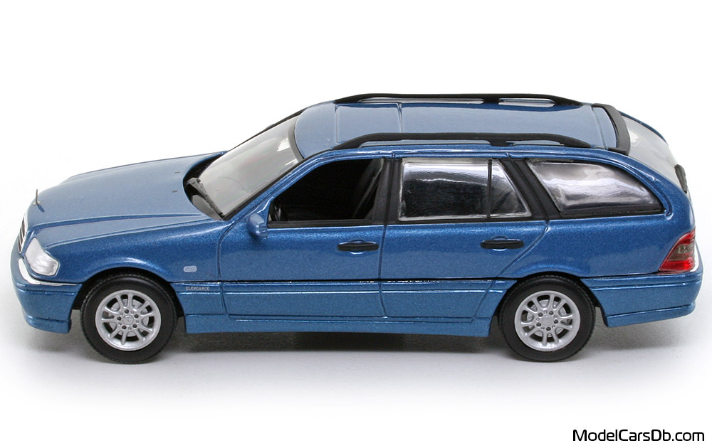 1997 - Mercedes C 200 (S202) Minichamps 1/43 (Blue) Side