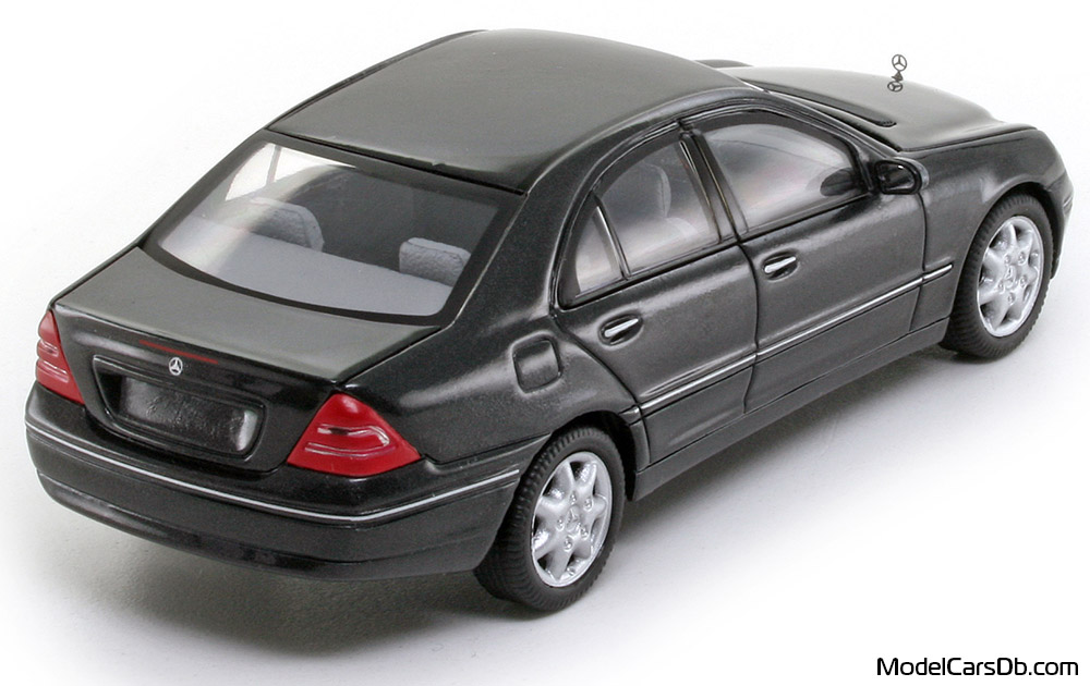 2000 - Mercedes C 320 (W203) Schuco 1/43 (Grey) Rear right side