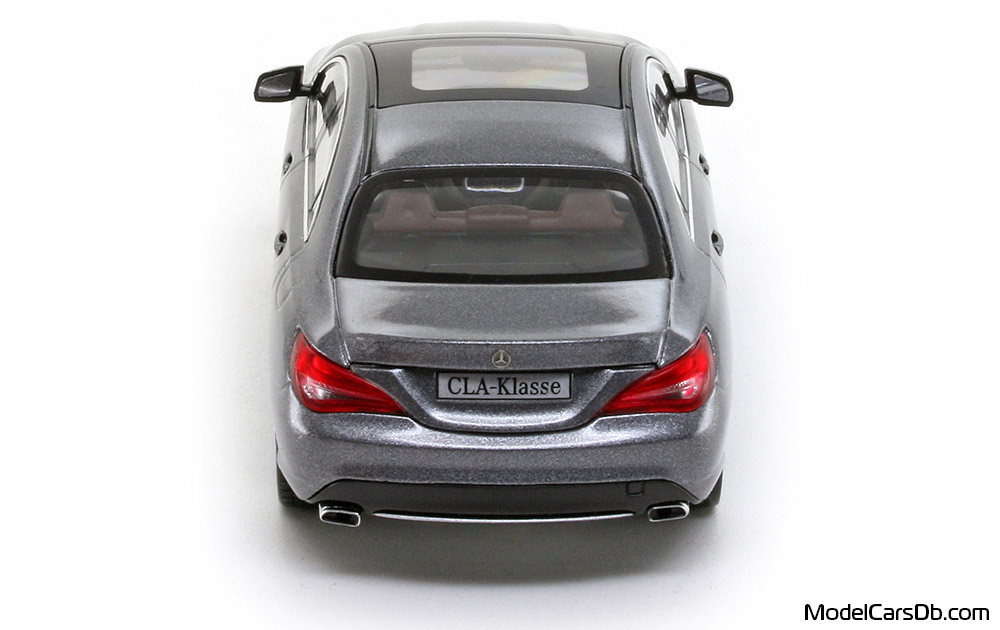 2014 - Mercedes CLA 200 (C117) Schuco 1/43 (Grey) Rear end