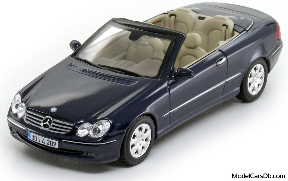 Mercedes CLK 320 Cabriolet (A209) (cabriolet) 2003 Minichamps 1:43