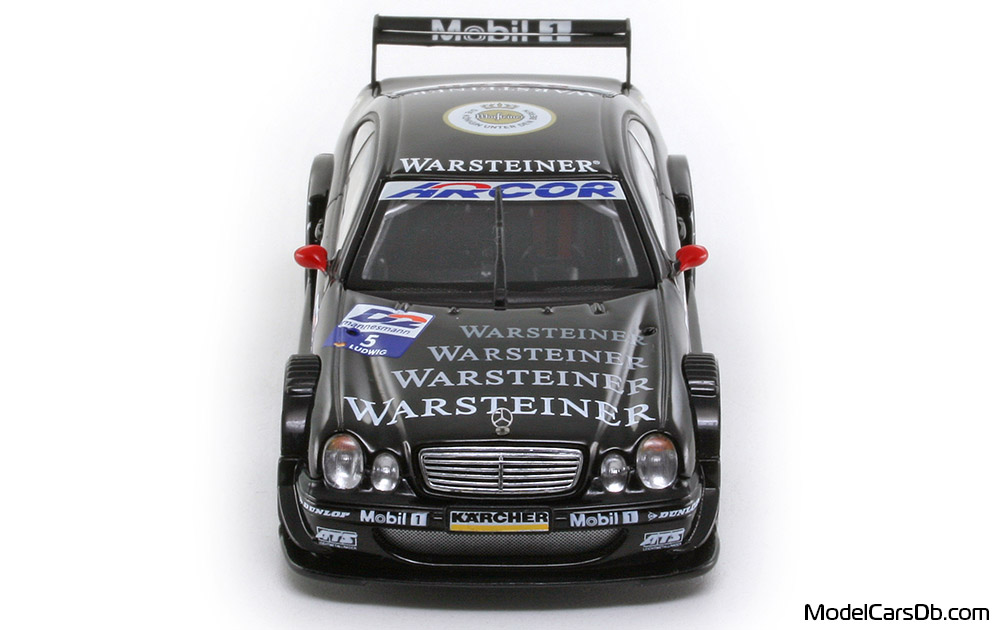 2000 - Mercedes CLK DTM (C208) AutoArt 1/43 (Чёрный) Спереди