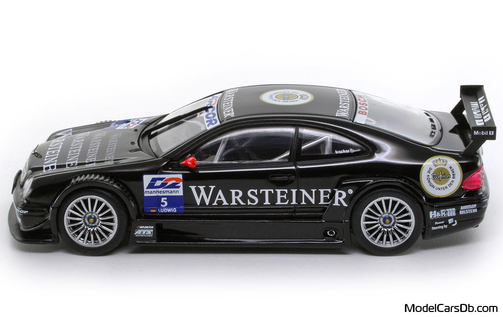 2000 - Mercedes CLK DTM (C208) AutoArt 1/43 (Чёрный) Сторона