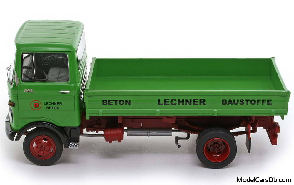 1963 - Mercedes LP 608 Schuco 1/43 (Grün) Seite