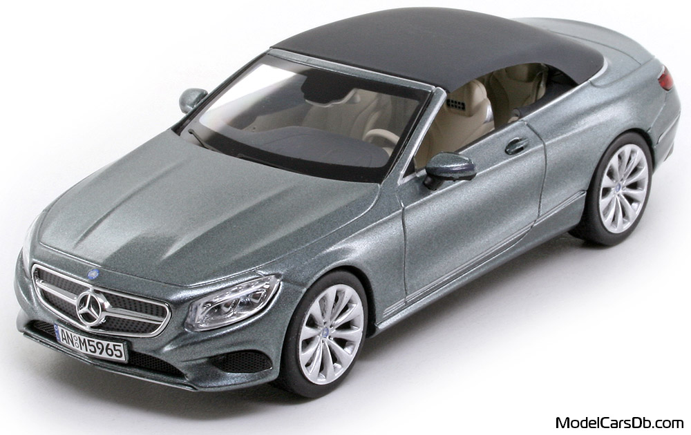 2015 - Mercedes S 500 Cabriolet (A217) Kyosho 1/43 - Vorne linke Seite