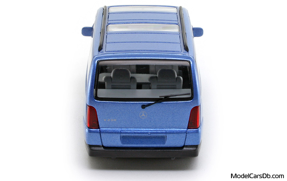 2003 - Mercedes V 230 (W638) Schuco 1/43 (Blue) Rear end