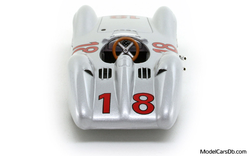 1954 - Mercedes W196 Monza RBA Collectibles 1/43 (Silver) Rear end