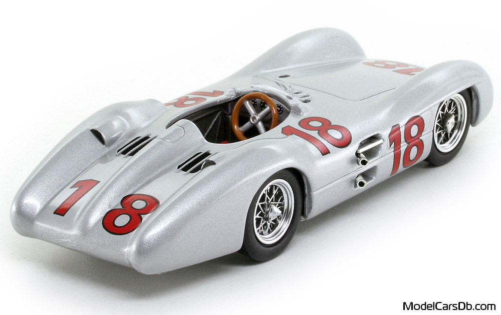 1954 - Mercedes W196 Monza RBA Collectibles 1/43 (Silver) Rear right side