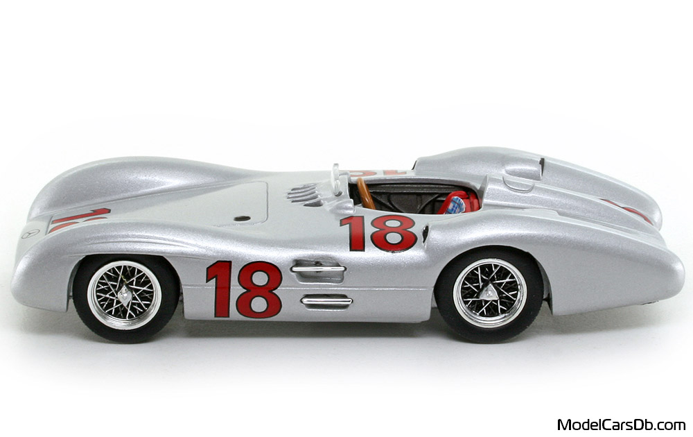 1954 - Mercedes W196 Monza RBA Collectibles 1/43 (Silver) Side