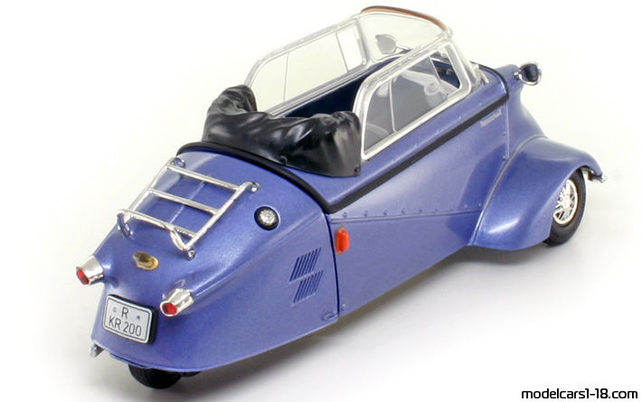 1955 - Messerschmitt KR200 Revell 1/18 (Blue) Rear right side