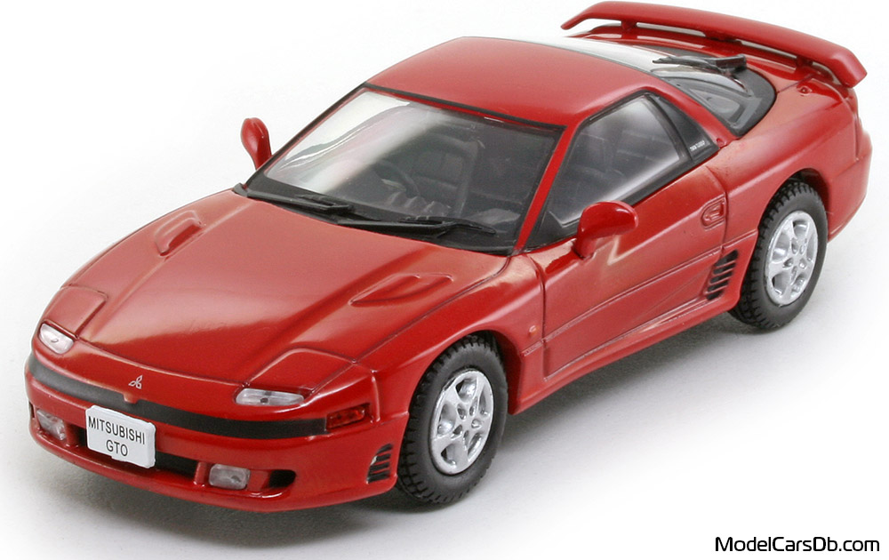 1990 - Mitsubishi 3000 GTO Norev 1/43 (Red) Front left side