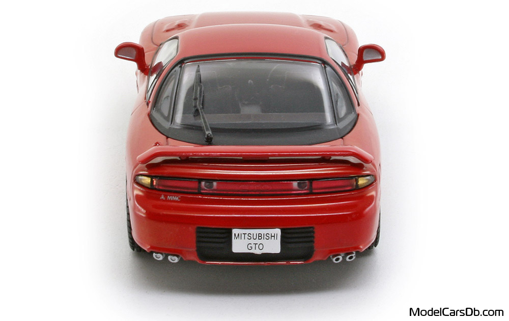 1990 - Mitsubishi 3000 GTO Norev 1/43 (Red) Rear end
