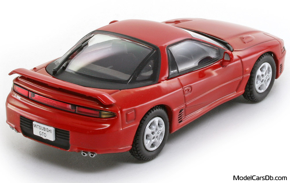 1990 - Mitsubishi 3000 GTO Norev 1/43 (Red) Rear right side
