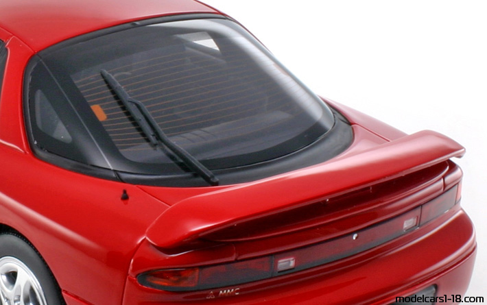 1990 - Mitsubishi 3000 GTO Otto Models 1/18 (Red) Trunk / Popup headlights