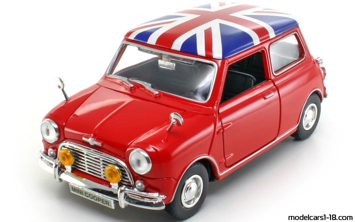 1959 - Morris Mini Cooper Motor Max 1/18 - Vorne linke Seite