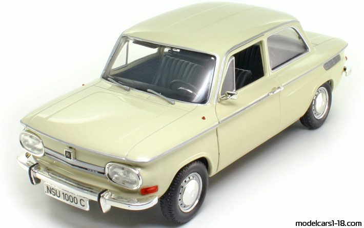 1968 - NSU 1000 C Revell 1/18 - Передняя левая сторона