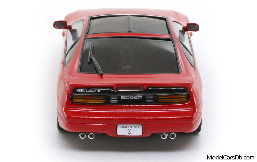 1989 - Nissan 300ZX Twin Turbo (Z32) Kyosho 1/43 (Rot) Heck